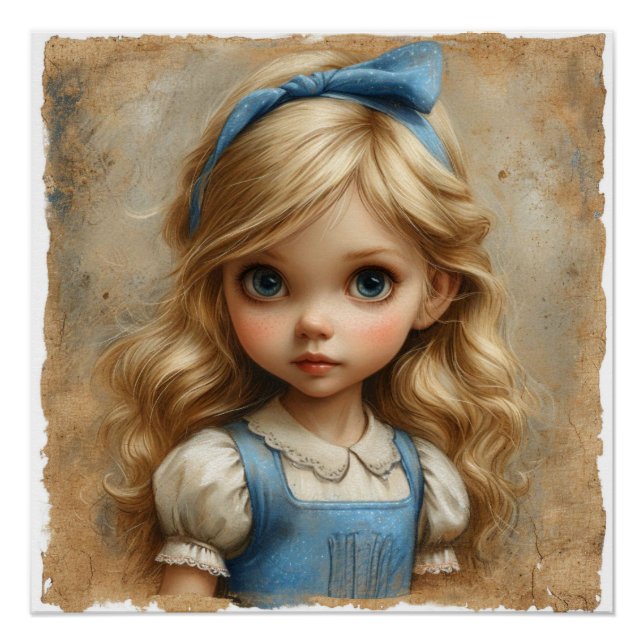 Alice's Whimsicality Unleashed: Wonderland Whimsy Poster (Front)
