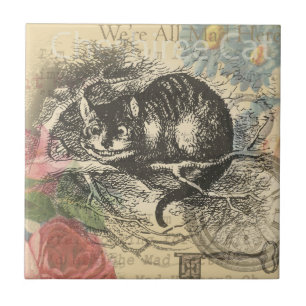 Alice's Wonderland Caterpillar: Original Tenniel  Tile