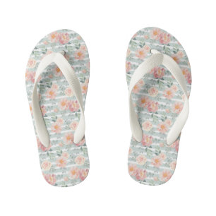 Alicia Rose Stripe Pattern Kid's Jandals