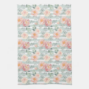 Alicia Rose Stripe Pattern Tea Towel