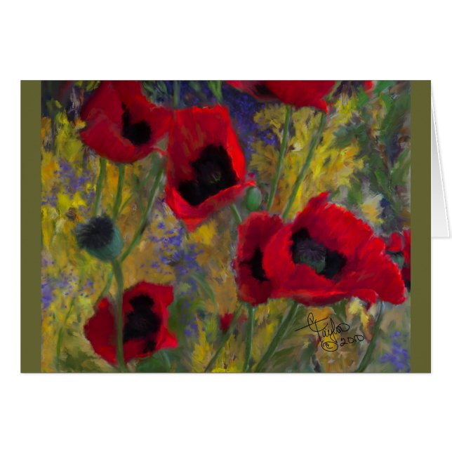 Alicias Poppies (Front Horizontal)