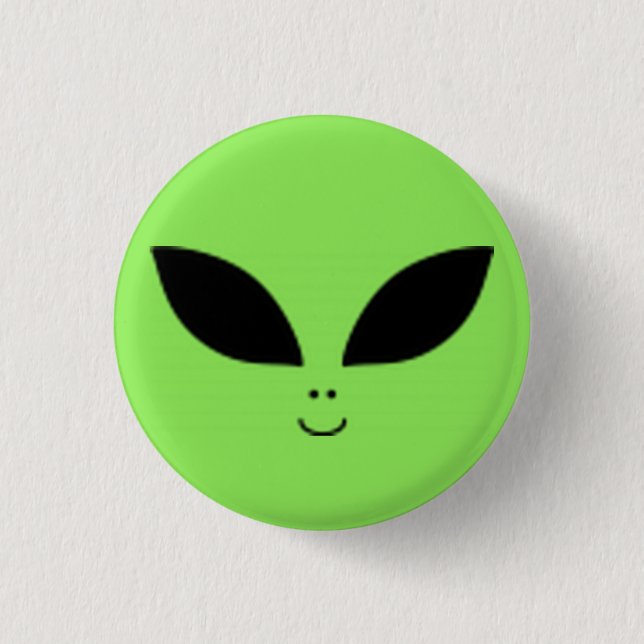 Alien 3 Cm Round Badge (Front)