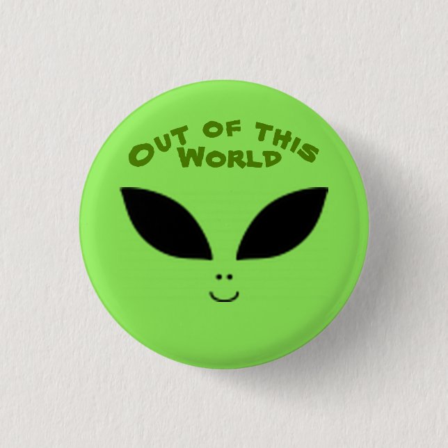 Alien 3 Cm Round Badge (Front)