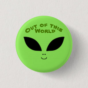 Alien 3 Cm Round Badge