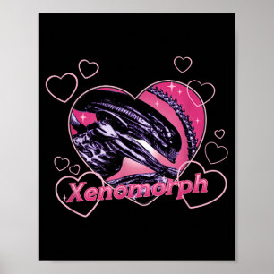 Alien 3 Valentine's Day Loving Xenomorph Heart Rtr Poster
