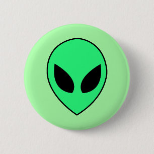 Alien 6 Cm Round Badge