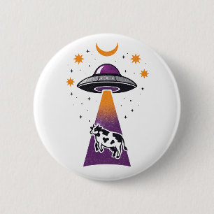 Alien Abduction 6 Cm Round Badge