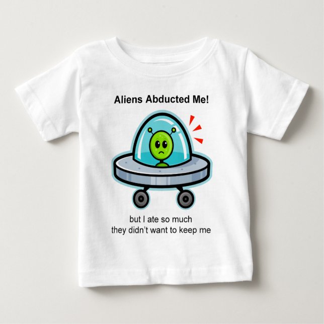 Alien Abduction Baby T-Shirt (Front)