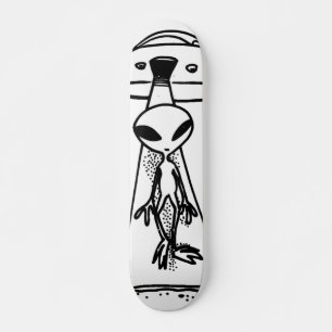 Alien Abduction Custom Pro Long Board Skateboard