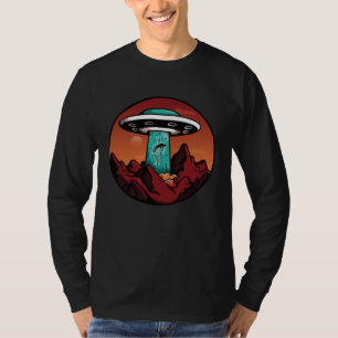 Alien Abduction  Desert Take Me Away UFO T-Shirt