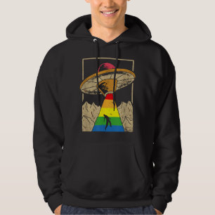 Alien Abduction Gay Pride Gaylien Lgbt  Hoodie