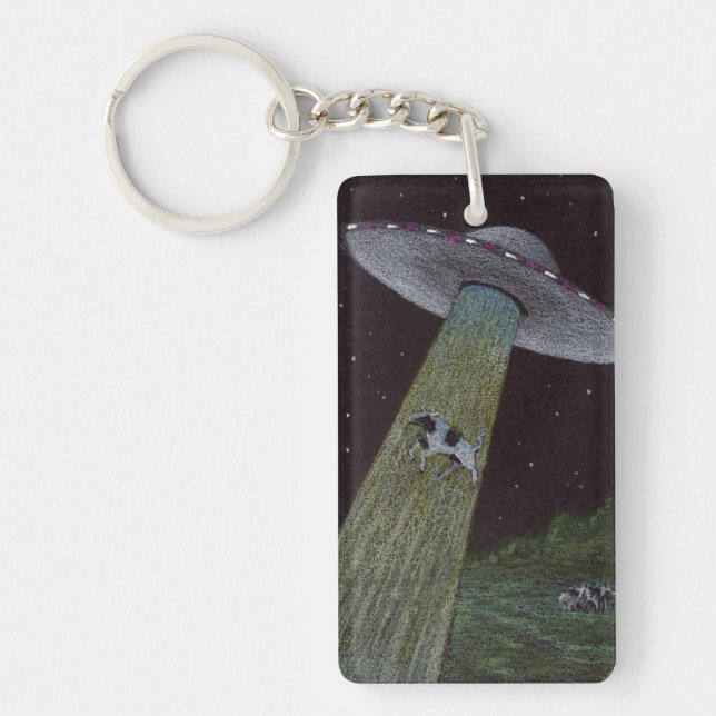 Alien Abduction Key Ring (Front)