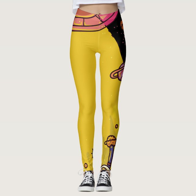 Alien Abduction Leggings (Front)
