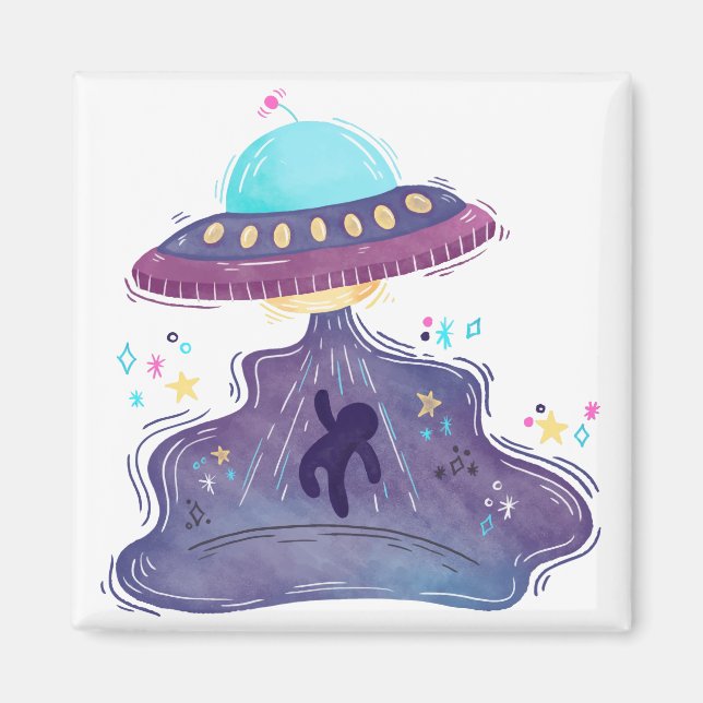 alien abduction magnet (Front)