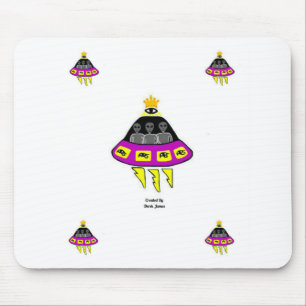 Alien Abduction Mouse Pad