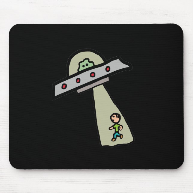 Alien Abduction Mouse Pad (Front)