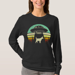 Alien Abduction Red Blue Heeler Cattle Dog Ufo Spa T-Shirt