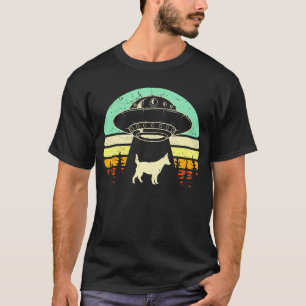Alien Abduction Red Blue Heeler Cattle Dog Ufo Spa T-Shirt