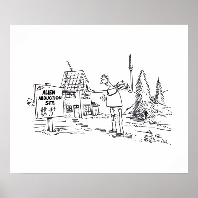 Alien Abduction Site matte poster (Front)