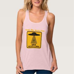 alien abduction - take me with you singlet