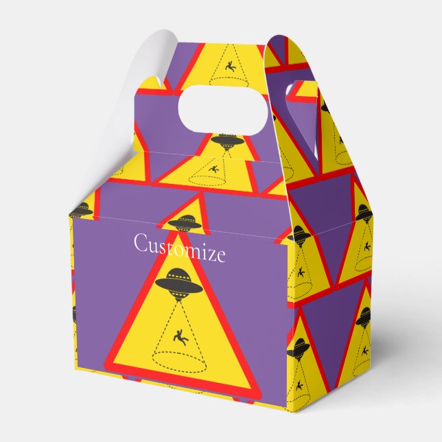 Alien Abduction UFO Thunder_Cove Favour Box (Front Side)