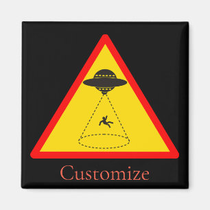 Alien Abduction UFO Thunder_Cove Magnet