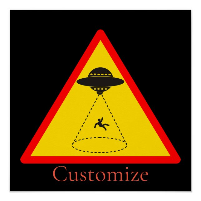 Alien Abduction UFO Thunder_Cove Poster (Front)