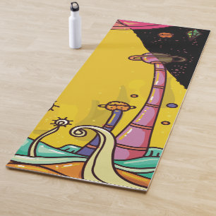Alien Abduction Yoga Mat