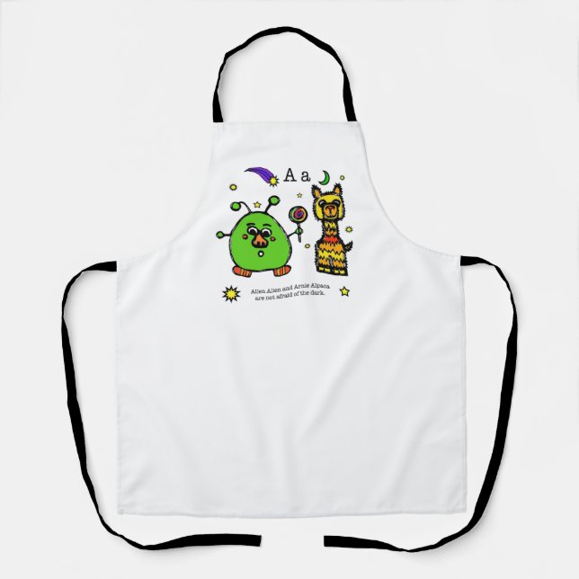 Alien & Alpaca Apron (Front)