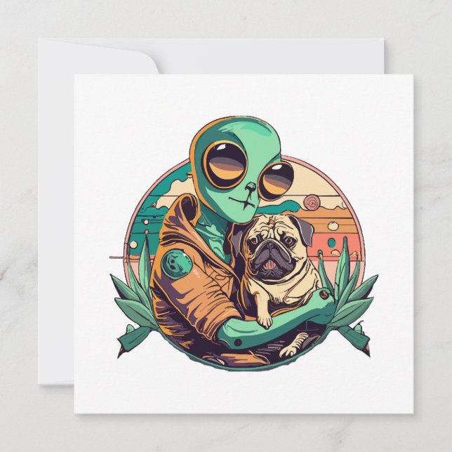Alien and Pug (Front)