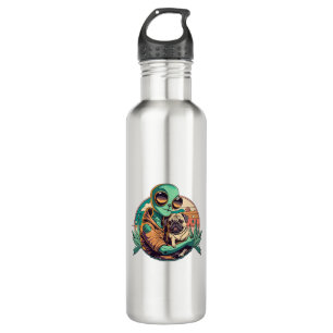 Alien and Pug 710 Ml Water Bottle
