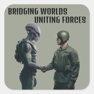 Alien and Soldier Sticker Set