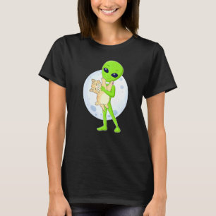 Alien And The Cat Ufo 51 Area Ive Always Believed  T-Shirt