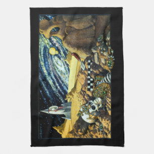 Alien Archaeology Tea Towel