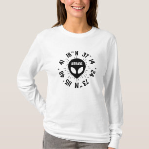 Alien Area 51 Head Ufo Aliens Space Fun Gift Idea T-Shirt