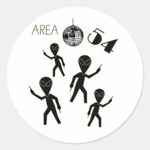 Alien Area 54 Sticker