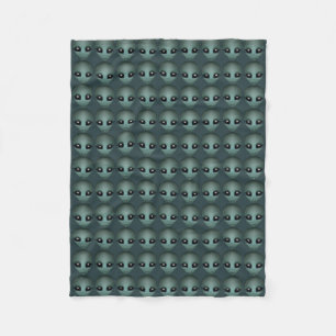 Alien Art Blanket E.T. Alien Grey Blankets & Decor