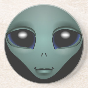 Alien Art Coasters Extraterrestrial Gifts & Decor