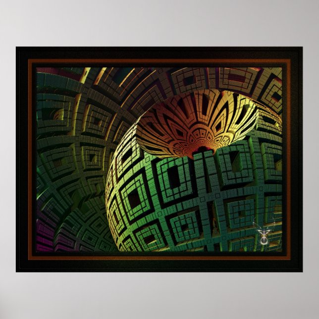 Alien Artefact by Xzendor7 Poster (Front)