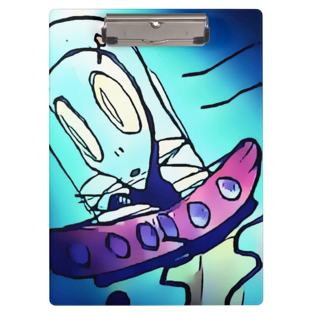 Alien Artwork Clipboard (Front)