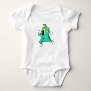 Alien as Runner Baby Bodysuit