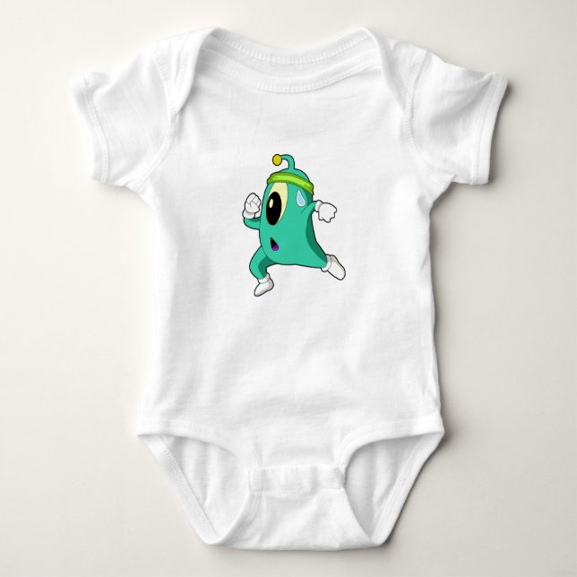 Alien as Runner Baby Bodysuit (Front)