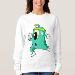 Alien as Runner Sweatshirt