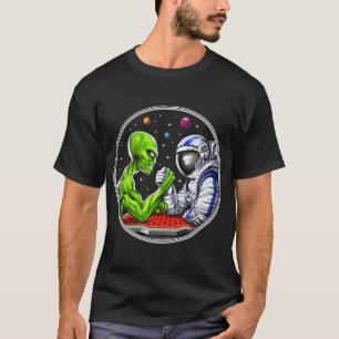 Alien Astronaut Arm Wrestling T-Shirt