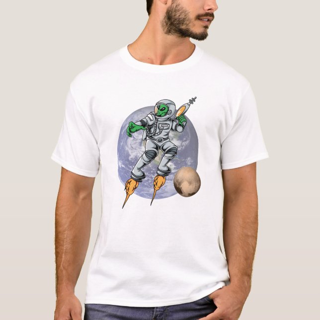 alien astronaut T-Shirt (Front)