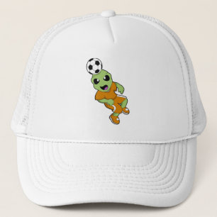 Alien at Soccer Sports Trucker Hat
