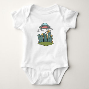 Alien Attack Baby Bodysuit