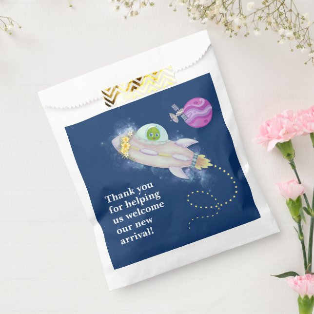 Alien Baby Shower Favour Bags (Sealed)