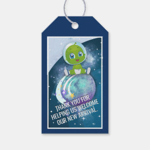 Alien Baby Shower Favour Tag