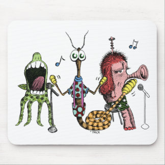 Alien Band Mouse Pad